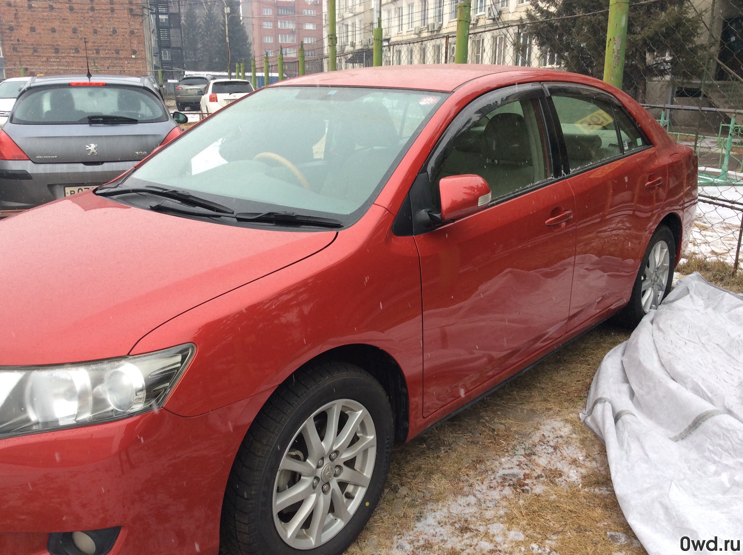 Битый автомобиль Toyota Allion (2008) в Иркутске